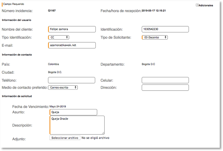 Crea Las PQRS En El Software